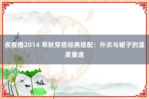 夜夜撸2014 早秋穿搭经典搭配：外衣与裙子的温柔重逢