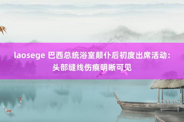 laosege 巴西总统浴室颠仆后初度出席活动：头部缝线伤痕明晰可见