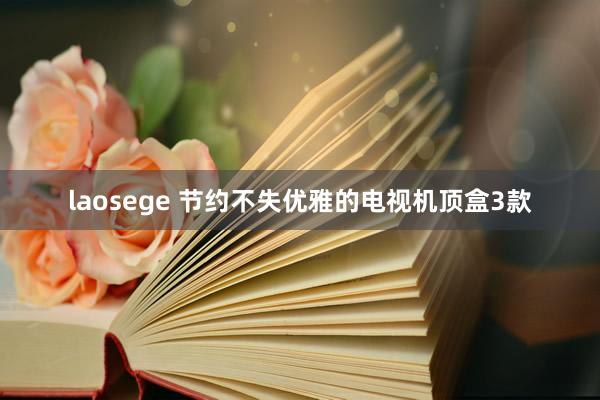 laosege 节约不失优雅的电视机顶盒3款