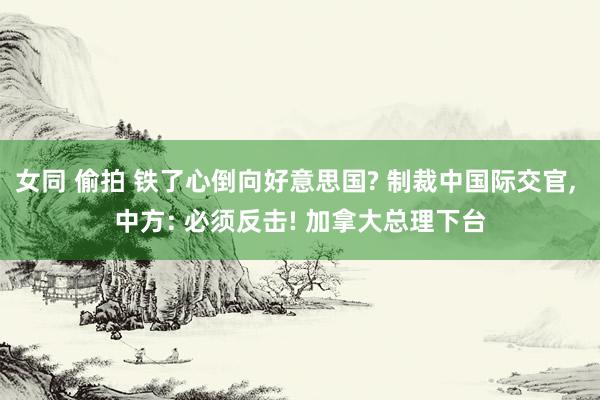 女同 偷拍 铁了心倒向好意思国? 制裁中国际交官， 中方: 必须反击! 加拿大总理下台